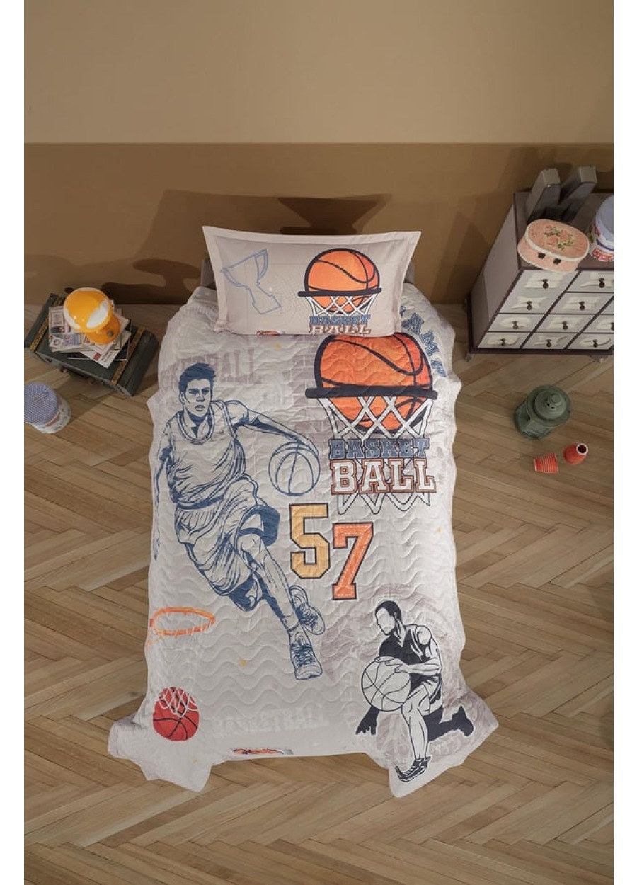 Basketball Dört Mevsim Tek Kişilik Nevresim 